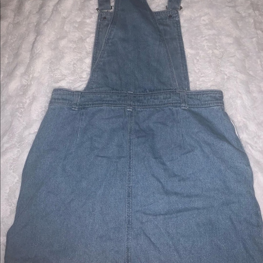 denim jumper dress Sz Medium.